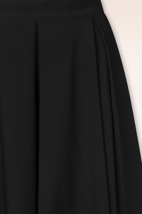 Topvintage Boutique Collection - Topvintage exclusive ~ Lola swing rok in zwart 7
