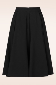 Topvintage Boutique Collection - Topvintage exclusive ~ Lola swing rok in zwart 6