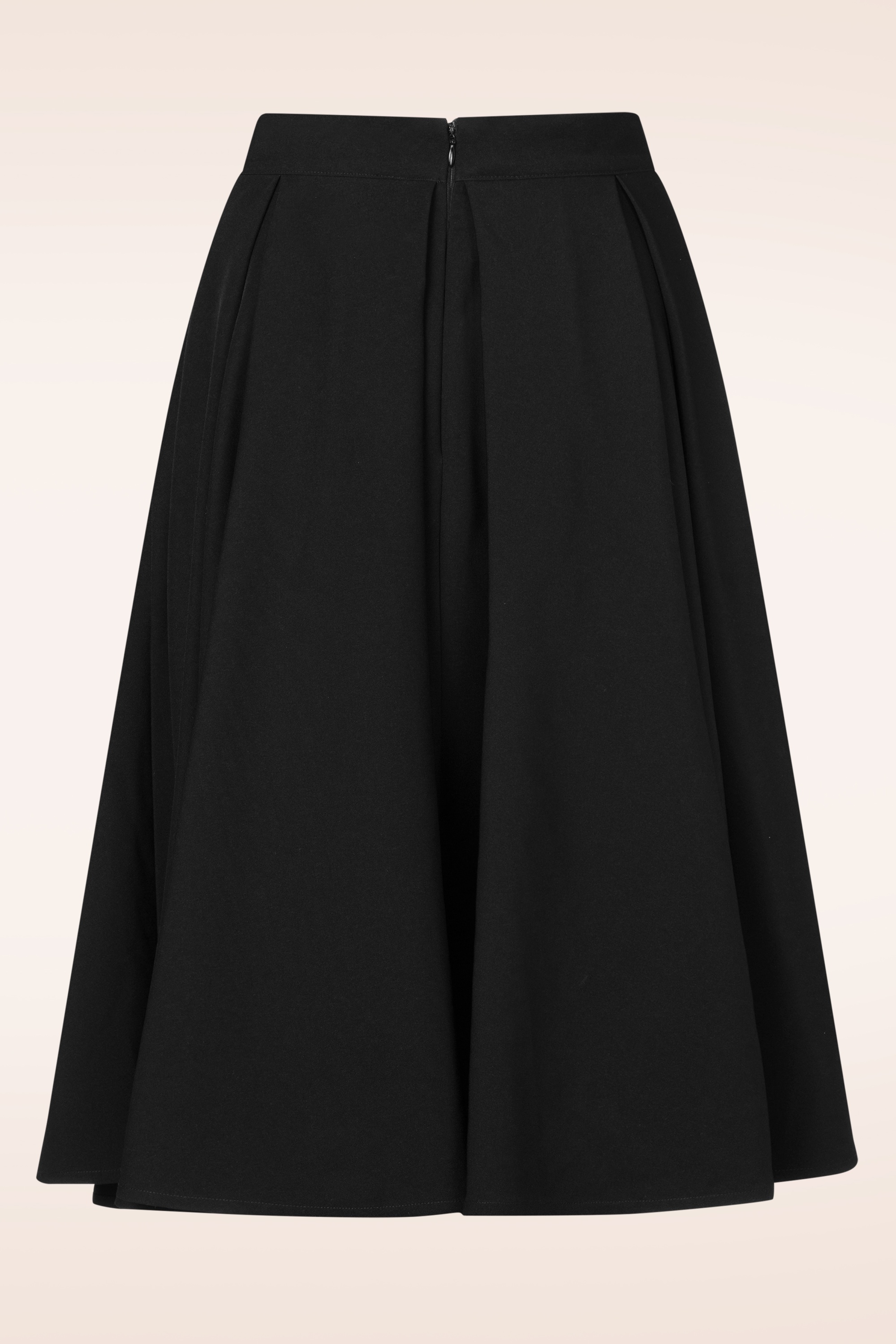 Topvintage Boutique Collection - Topvintage exclusive ~ Lola swing rok in zwart 6