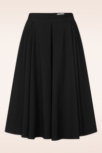 Topvintage Boutique Collection - Topvintage exclusive ~ Lola swing rok in zwart 2