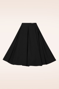 Topvintage Boutique Collection - Topvintage exclusive ~ Lola swing rok in zwart 5