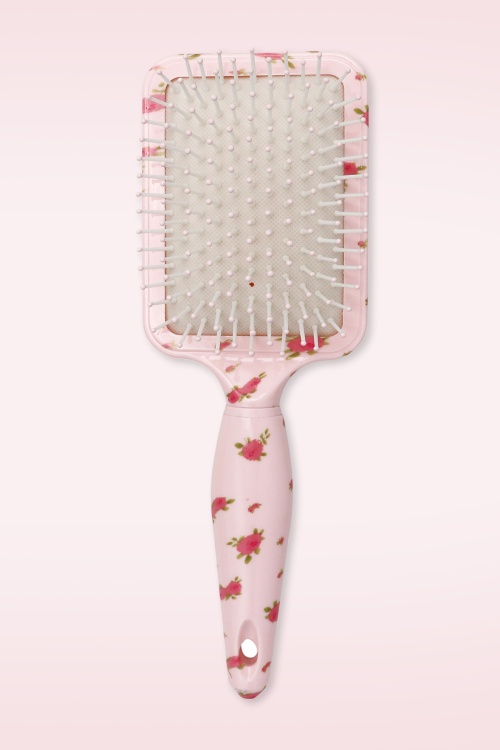 The Vintage Cosmetic Company - Rose Rechthoekige haarborstel in roze