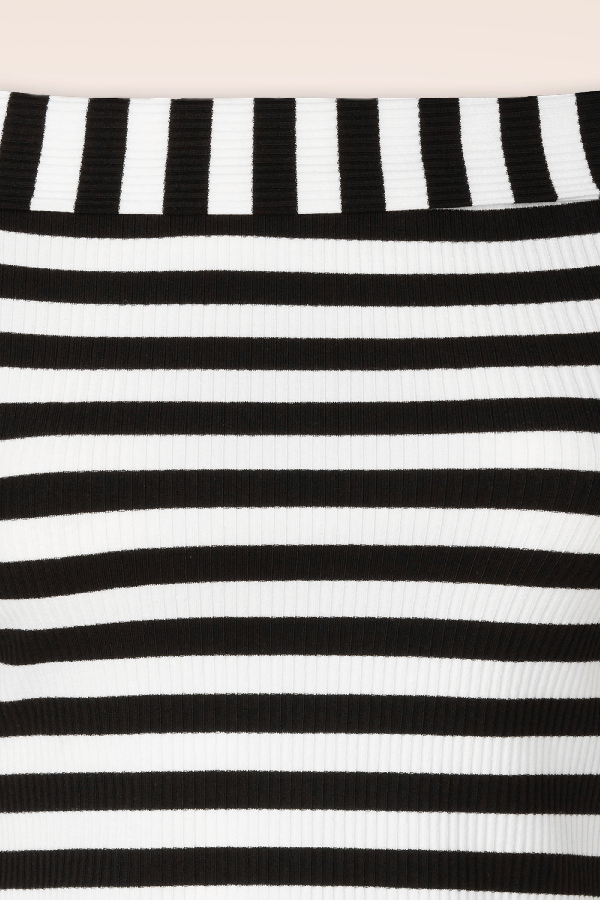 Topvintage Boutique Collection - Topvintage Exclusive ~ Adira Stripe top in zwart en wit 4