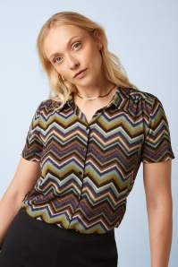 King Louie - Maisie Shio blouse in strong blauw