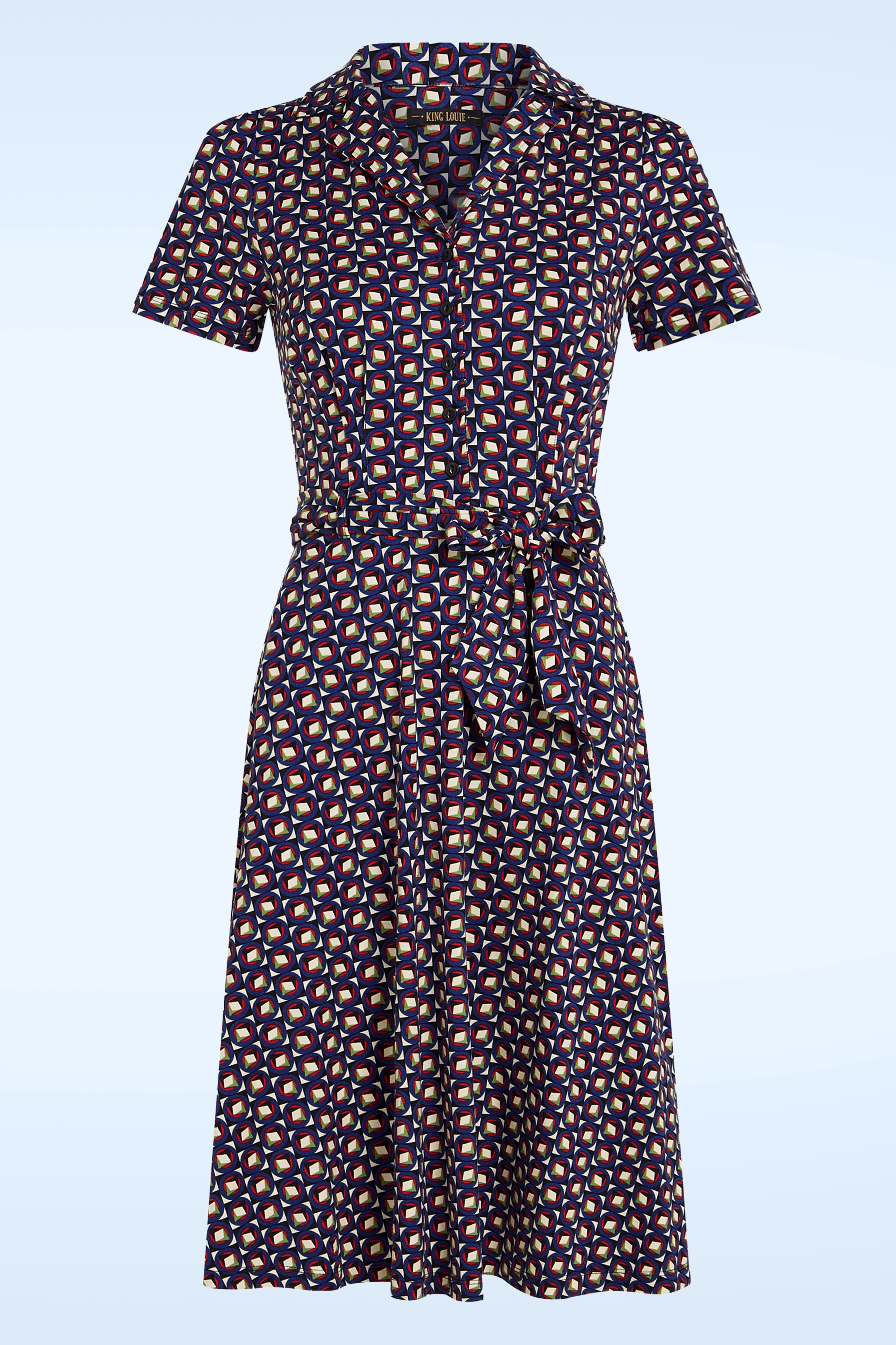 King Louie - Sheeva Fifi jurk in mazarine 2