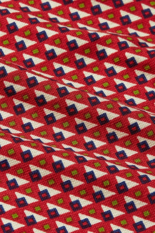 King Louie - Bora Bora blouse in chili rood 3