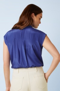 King Louie - Amy Sista blouse in amparo blauw 2