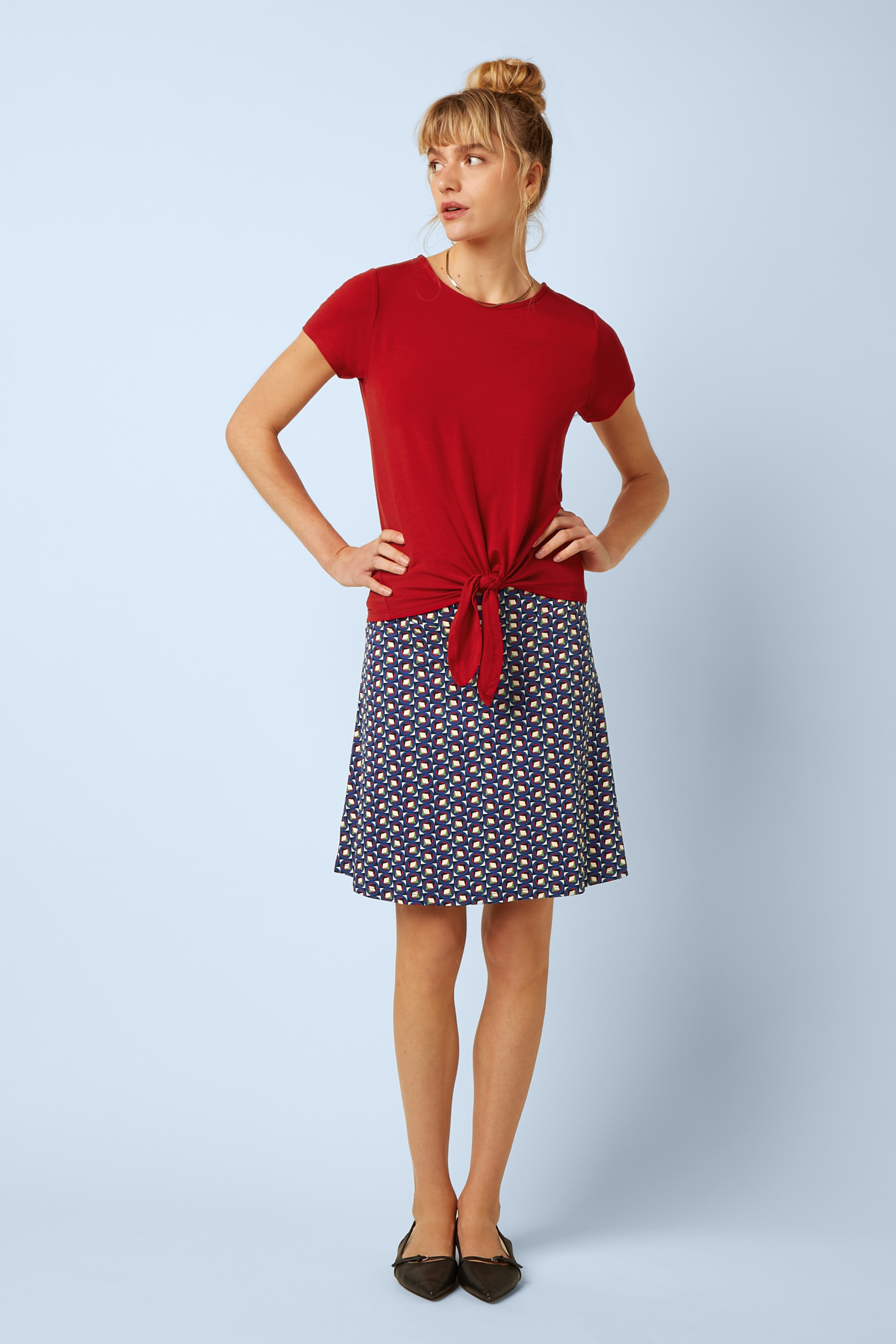 King Louie - Fifi border rok in mazarine