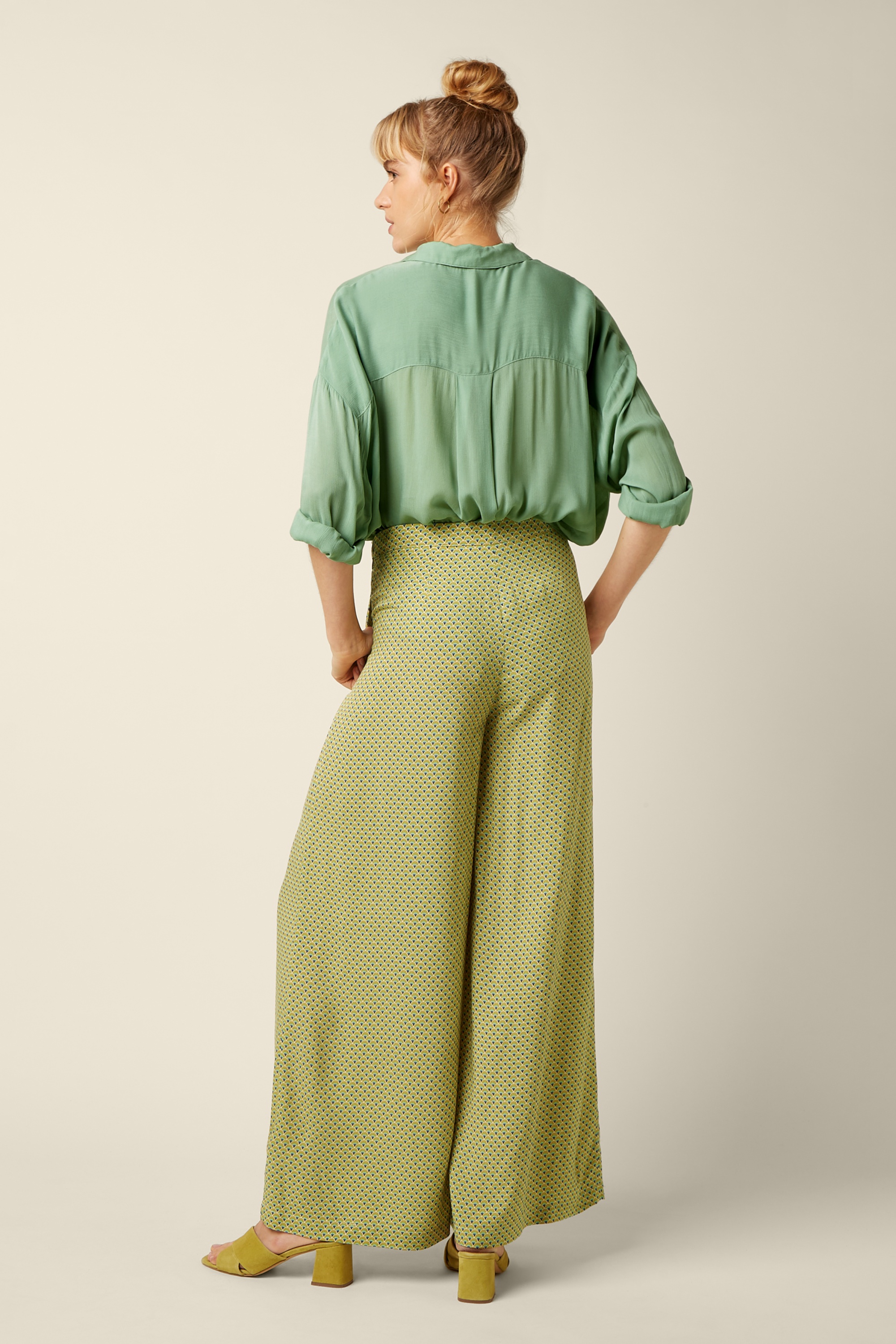 King Louie - Antonia Dover broek in spring geel 4