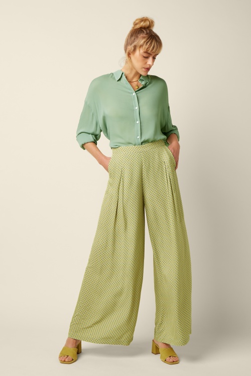 King Louie - Antonia Dover broek in spring geel