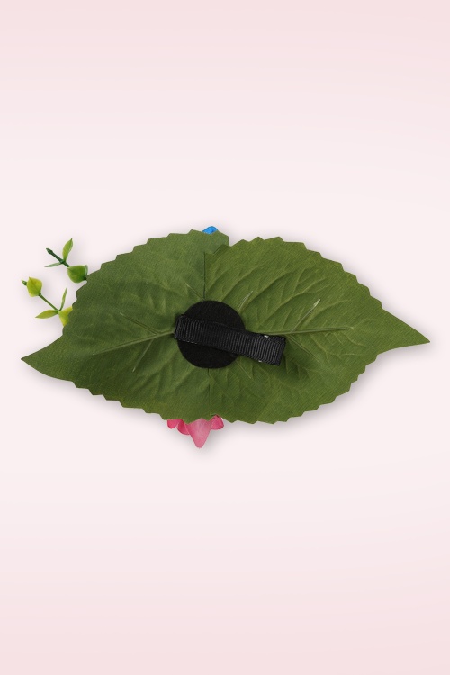 Banned Retro - Blossom haarclip in roze 3