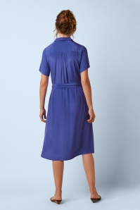 King Louie - Olive Sista midi jurk in Amparo Blue 4