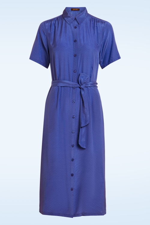 King Louie - Olive Sista midi jurk in Amparo Blue 2