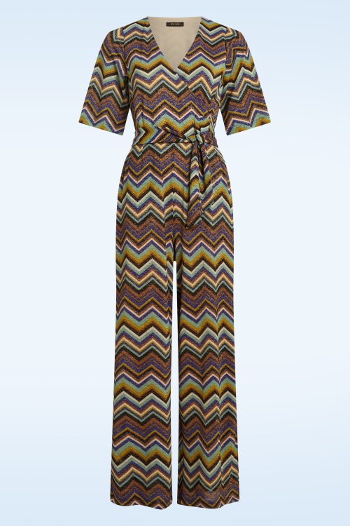 King Louie - Zita Shio jumpsuit in strong blauw 2