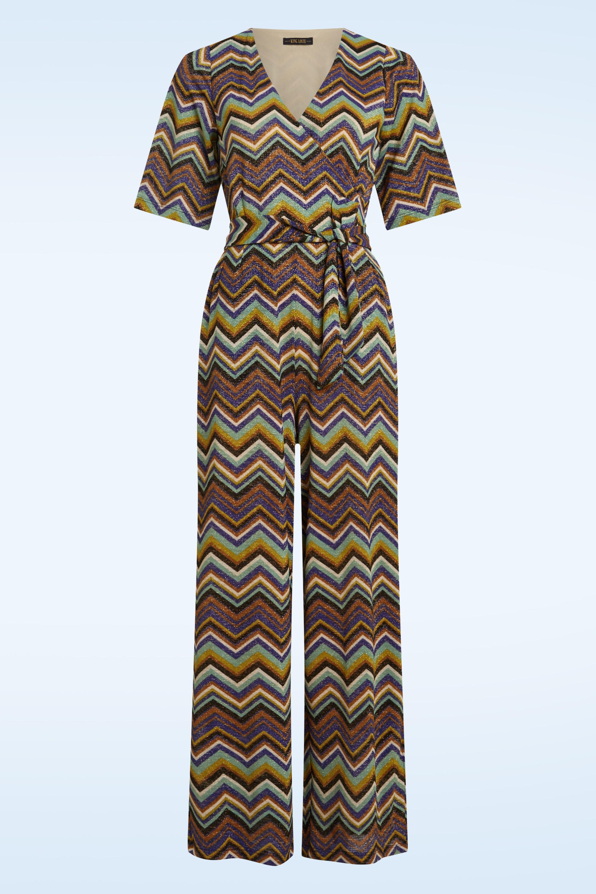 King Louie - Zita Shio jumpsuit in strong blauw 2