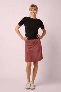 King Louie - Bora Bora border rok in chili rood