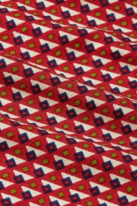 King Louie - Bora Bora border rok in chili rood 4