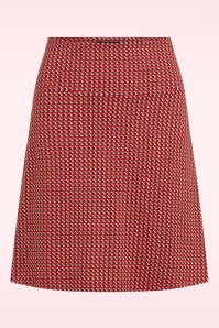 King Louie - Bora Bora border rok in chili rood 2