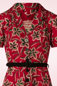 Rock N Romance - Charlene Carnival jurk in rood en multi 2