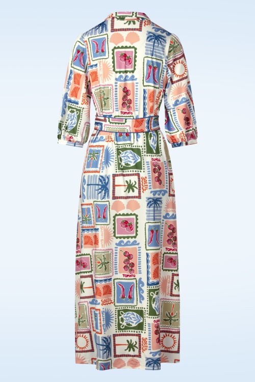 K-Design - Soleil Escape maxi jurk in multi 3