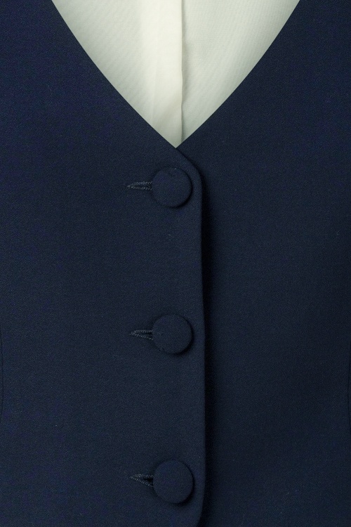 Femkit - Dona gilet in marineblauw 2