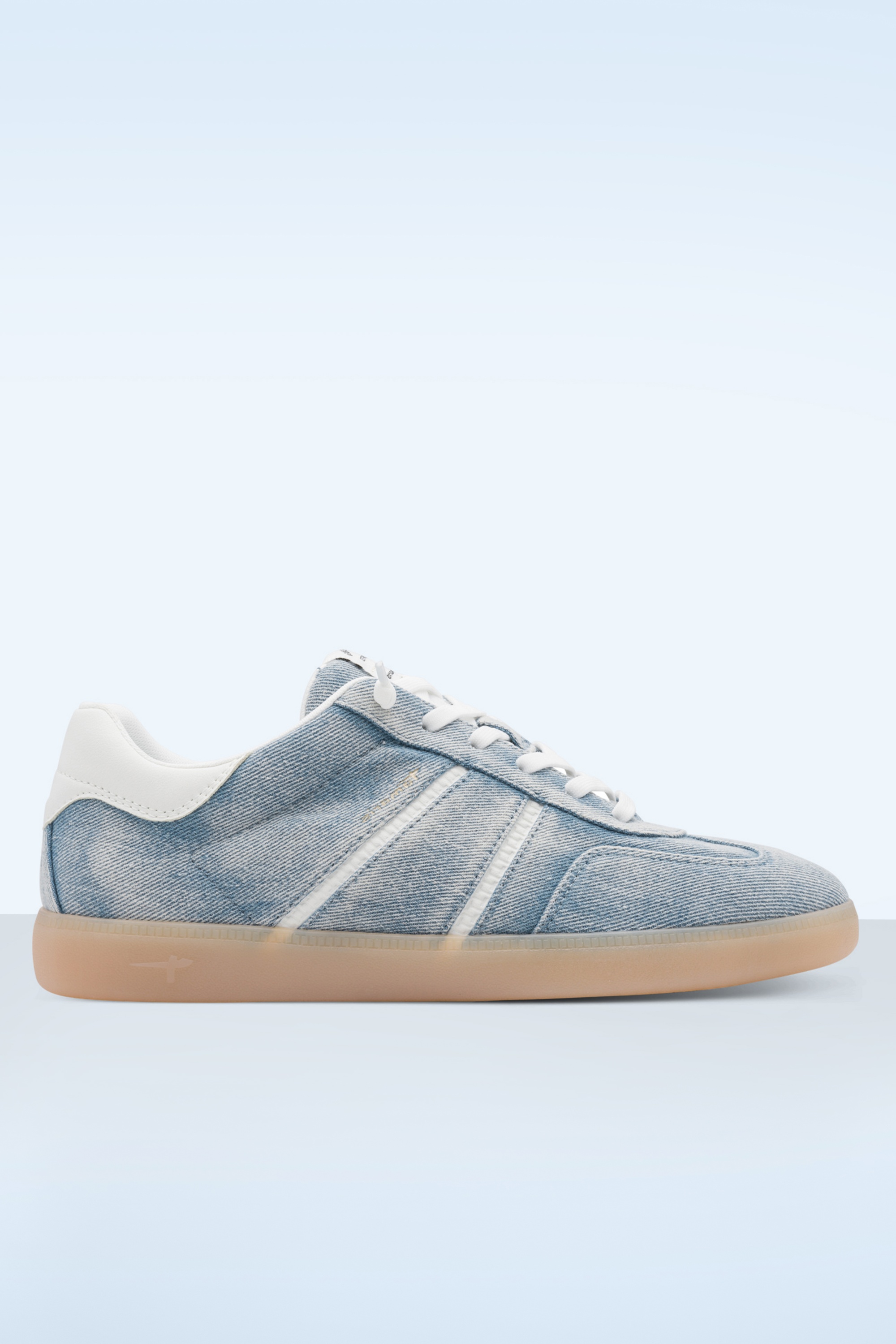Tamaris - Skyline Canvas sneakers in licht denimblauw