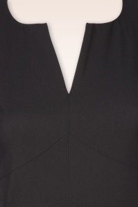 Vintage Diva  - Topvintage exclusive ~ The Gianna swing jurk in zwart 4