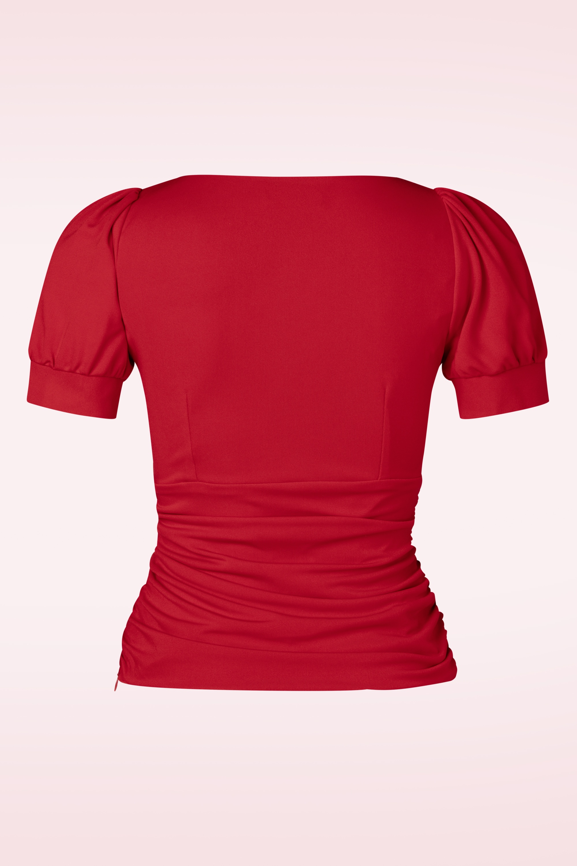 Vintage Diva  - Topvintage exclusive ~ The Joyce top in rood 4