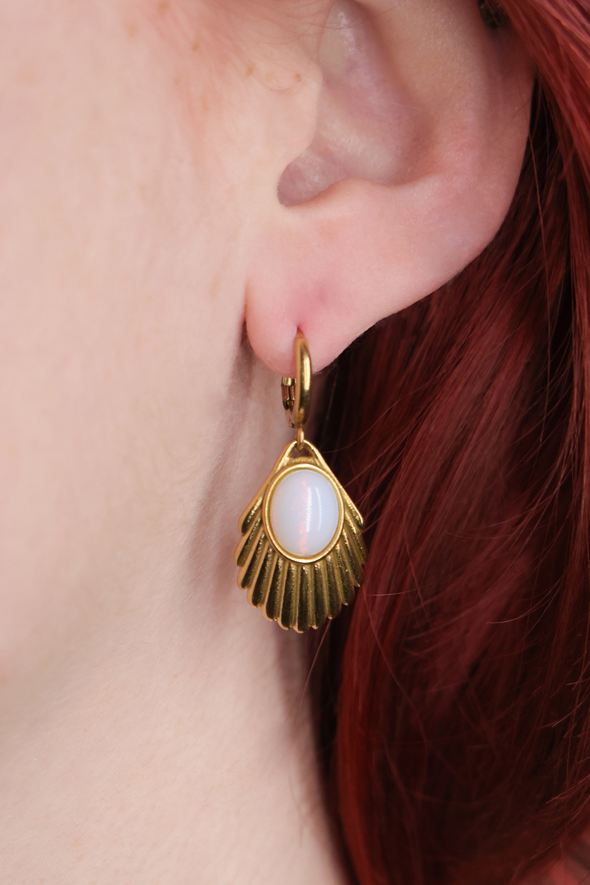 Urban Hippies - Venus oorbellen in opaal