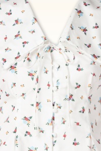 Glamorous - Blooming Belle katoenen blouse top in wit 2