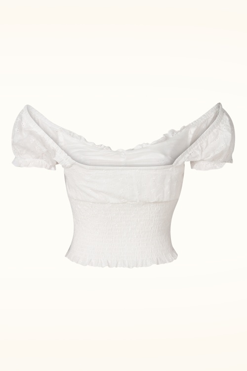 Glamorous - The Meadow Muse katoenen top in wit 3