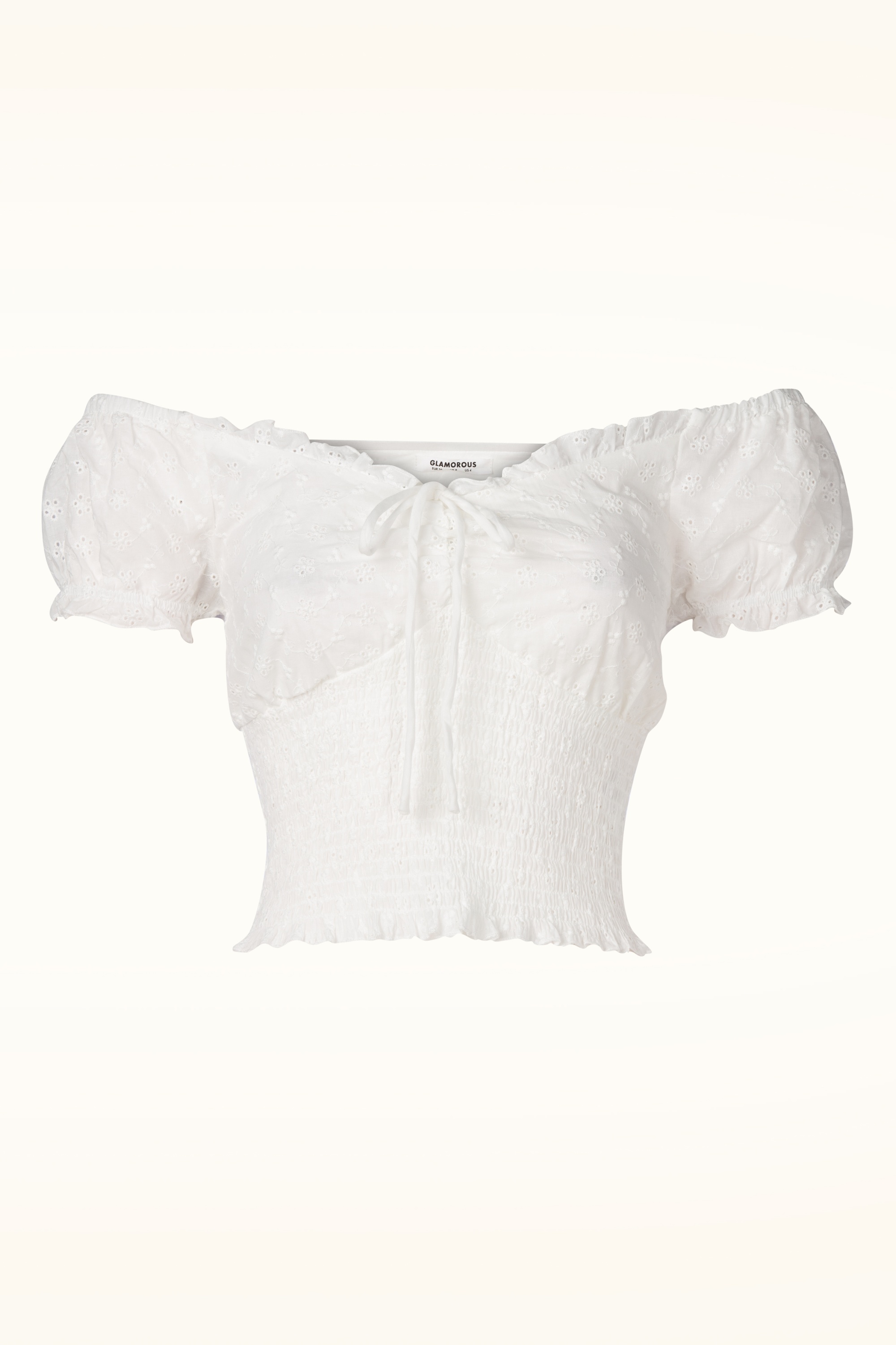 Glamorous - The Meadow Muse katoenen top in wit