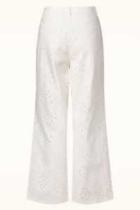 Glamorous - The Meadow Muse Cotton Broderie jeans in wit 3