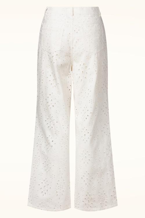 Glamorous - The Meadow Muse Cotton Broderie jeans in wit 3