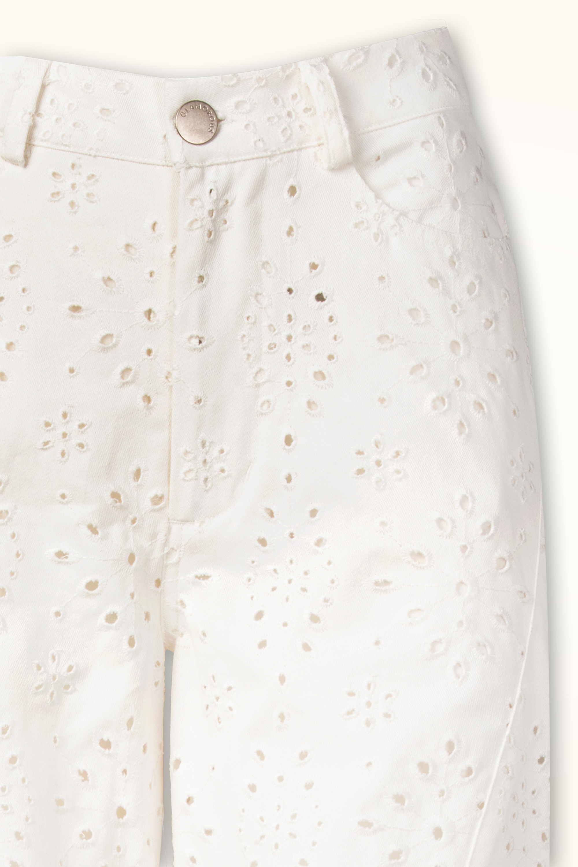 Glamorous - The Meadow Muse Cotton Broderie jeans in wit 2