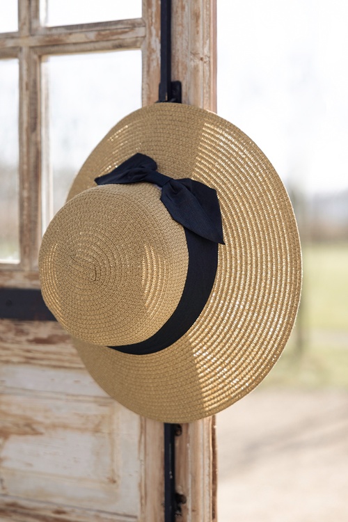 Banned Retro - Susie zonnehoed in naturel 2