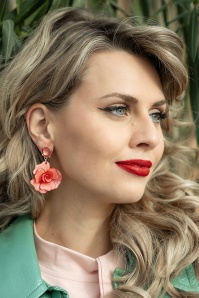 Day&Eve by Go Dutch Label - Blooming Spark oorbellen in koraal