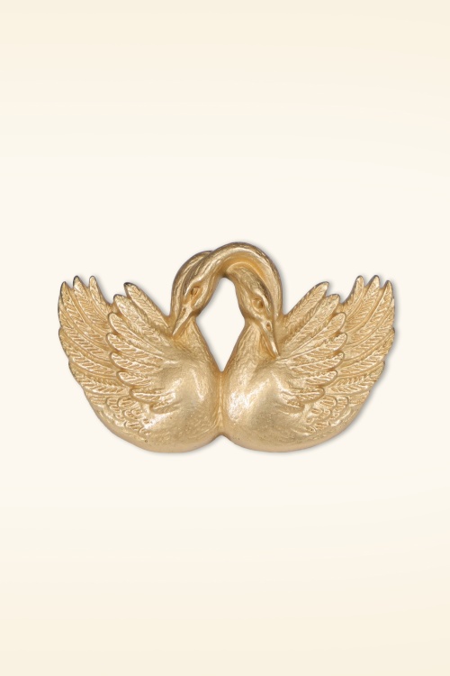 Urban Hippies - Swan vest clip in goud