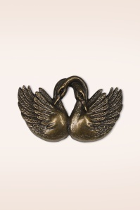 Urban Hippies - Swan vest clip in brons