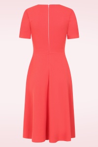 Vintage Chic for Topvintage - Topvintage exclusive ~ Rita swing jurk cayenne 3