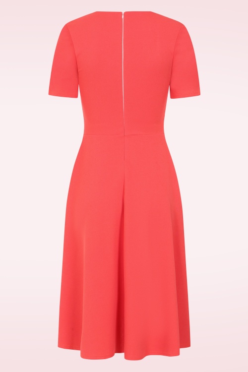 Vintage Chic for Topvintage - Topvintage exclusive ~ Rita swing jurk cayenne 3