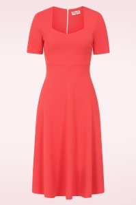 Vintage Chic for Topvintage - Topvintage exclusive ~ Rita swing jurk cayenne