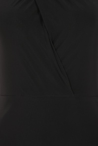 Vintage Chic for Topvintage - Topvintage exclusive ~ Valentina halter pencil jurk in zwart 2