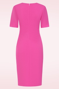 Vintage Chic for Topvintage - Topvintage exclusive ~ Fiona pencil jurk in roze 3