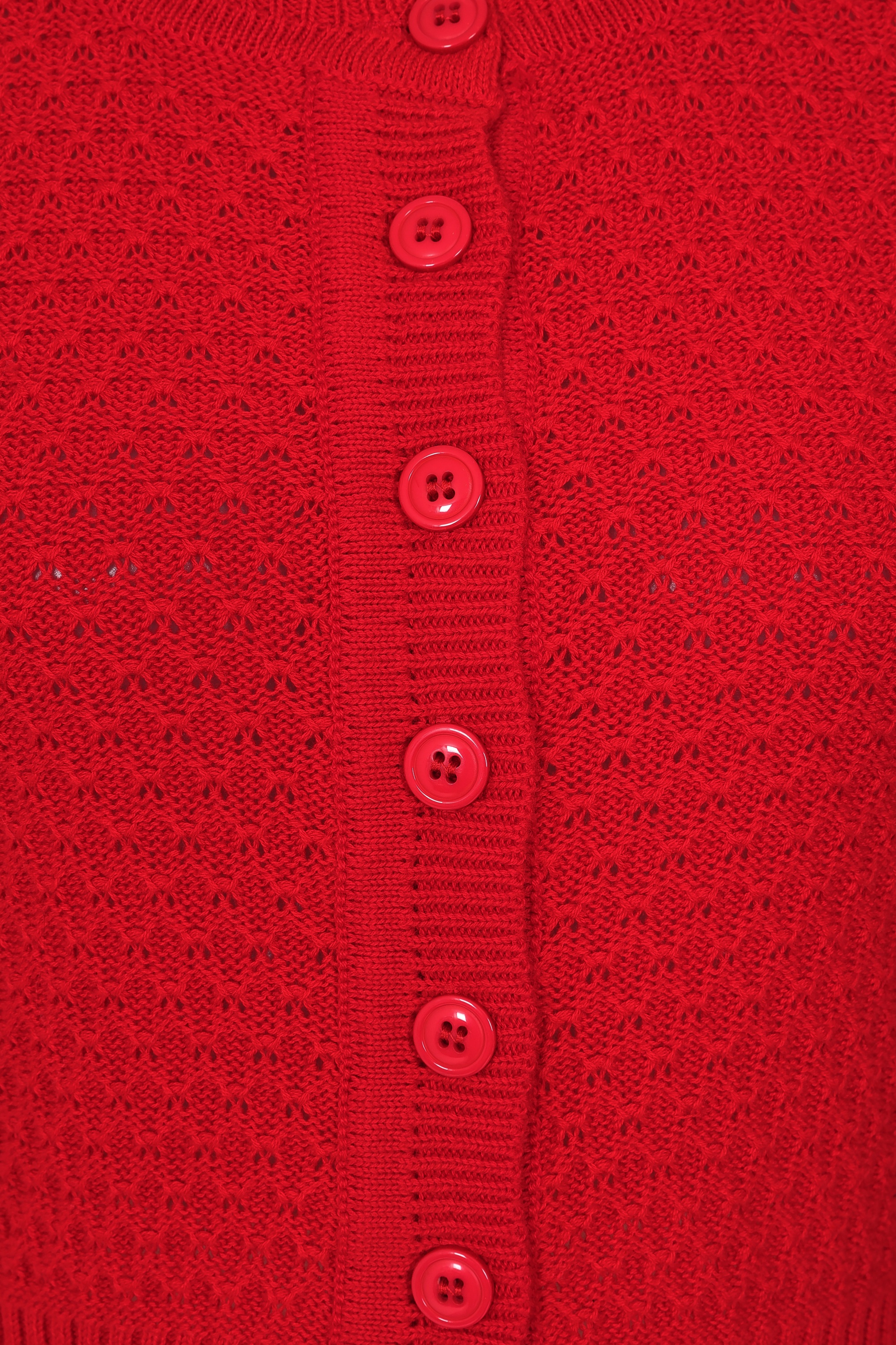 Banned Retro - Fara katoenen vest in rood 4