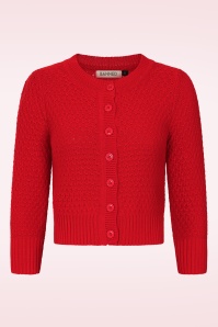 Banned Retro - Fara katoenen vest in rood 2