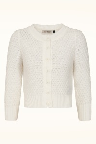 Banned Retro - Fara katoenen vest in ivoor 2