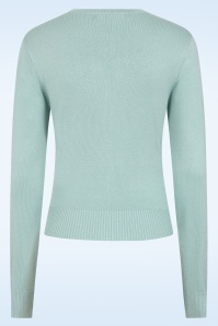 Banned Retro - Heritage Cherry vest in ijsblauw 5