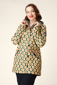 Blutsgeschwister - Wild Weather Soft Shell jack in drive me daisy blauw