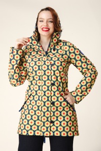 Blutsgeschwister - Wild Weather Soft Shell jack in drive me daisy blauw 3